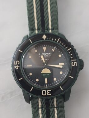 Blancpain x Swatch Fifty Fathoms "Green Abyss"